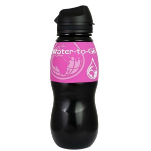 75cl Classic Bottle In Black With A Pink Band